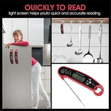 Meat Thermometer Digital for Cooking Food. Waterproof & Instant Read for Kitchen Baking, BBQ. with V1192-AZ-W-2516