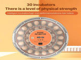 30 Eggs Incubator with Automatic Egg Turning Humidity Control Temperature Display and Egg Candler V1294-YM0901-H49019AU