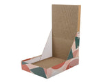 Pop Pattern Cat Scratching Post and Lounge - 350x250x600mm Corrugated Cardboard V888-ELOSUNG25079