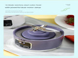 2-piece Purple and Green 7.4V Portable Blender Smoothie Maker 450ml Wireless Rechargeable Juicer Cup V888-ELOSUNG50323