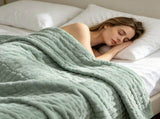 Muslin, 41.3'x 41.3' Breathable and Lightweight Throw for Bed and Couch, Gauze V1370-AZ4-18888