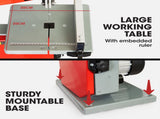 Baumr-AG 500W 115mm Wood Bandsaw Portable Benchtop Band Saw Cutting Machine with Stand V219-TOLBDSBMRBS40-ST4