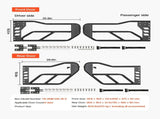 Jeep Tube, 4-Door, Adventure Style Jeep Tubular Door with Heavy-Duty Hinges & OE Latch, Jeep V952-JPCGM4M0718JCFINCV0