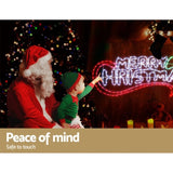 0.96M Christmas Lights Merry Christmas 288 LED Decorations Jingle Jollys XMAS-MOT-D-MERYCHRIS-MC