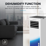 CARSON 2.05kW Portable Air Conditioner, Bluetec Edition, Dehumidifier & Fan Mode, Remote Control, V219-COLPACCA2C2SA