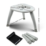 Weisshorn Portable Folding Toilet Camping Outdoor Caravan Plastic Bag CAMP-TOILET-EPOT-HL-GR