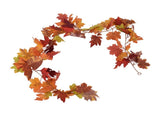 Decorative Artificial Maple Garland Fall Leaf Garland Decoration Thanksgiving Halloween Fake Maple V1294-YM0523-3115210217312