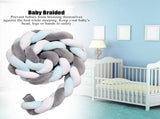 Baby Braided Crib Bumper Long Baby Nursery Cushion Knot Soft Snake Pillow V1294-YM0901-JY25528-01