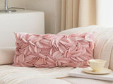 Fall Pillow Covers Body Pillow Cover Pink Pillowcase Scandinavian Style Solid Color Leaf V1192-AZ-W-33573