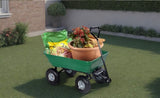 Garden Dump Cart with Heavy Duty Steel Frame,10 Inch Pneumatic Tires Maximum Load Capacity of 250 kg V284-TC2145