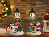 Christmas Lanterns Christmas Night Lights Holiday Decor Santa Night Lights - White - Size 2 V1347-124-91751-WHT-2