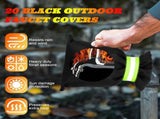 20 Pack Outdoor Faucet Cover for Winter 8.2 x 5.9 Inch Garden Socks with Reflective Strips Freeze V1188-ZC-DLL-2159