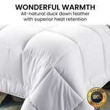 Laura Hill 700GSM Duck Down Feather Quilt Duvet Doona - Super King QLT-DDF-700-SK