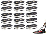 15pcs Lawn Mower Air Cleaner Replacement Cartridge Filter Lawn Mower Part V1263-JX-7433