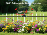 100Ft 1/4" Drip Irrigation System, Garden Irrigation Kit with 16pcs Adjustable Copper V1107-CS-ZDJHQ10016