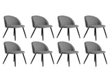 Levede 8x Dining Chairs Kitchen Cafe CH1037-2-HSX4