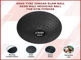 20kg Tyre Thread Slam Ball Dead Ball Medicine Ball for Gym Fitness V63-821801