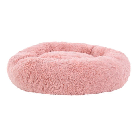i.Pet Pet Bed Dog Cat 90cm Large Calming Soft Plush Pink PET-BED-D90-PK