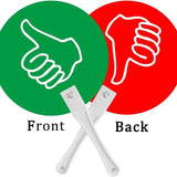 Thumbs UpThumbs Down Paddles for Classroom Voting, Teacher Event Supplies and Auction Signs 24 Packs V1192-AZ-W-10742