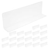 20Pcs Clear Shelf Dividers for Wire Shelving Cabinet and Closet Organization V1369-AZ3-W-20826