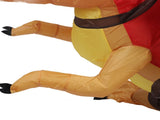 Inflatable Dinosaur Costume Adult Riding Suit Air Blow Up Cartoon Outfit for Holiday Party Cosplay V1294-YM0901-3115240011311
