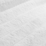 Ardor Jax White Chunky Faux Fur Quilt Cover Set Queen V442-INT-QUILTCS-JAX-WHITE-QS