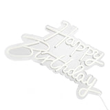 Happy Birthday Neon Sign for Backdrop Acrylic USB Powered LED Neon Sign Light for Birthday Party V1294-YM0901-3115240030811