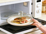 Microwave Cover, Glass Splatter Guard for Microwaves to Keep Interior Clean, Transparent Lid to V1192-AZ-W-30152