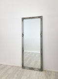 French Provincial Ornate Mirror - Antique Silver - Medium 70cm x 170cm V292-MIRR-FRN006