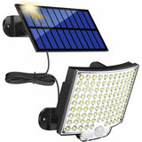 106 LED Solars Outdoor With Motion Sensor, Ip65 Waterproof, 120&deging Angle, Solar Wall V1188-MS-227-1061