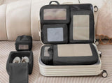 7 Set Compression Packing Cubes for Travel Luggage Organizer Bags for Travel Accessories - Black V1308-DSZKI-388-2
