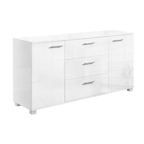 Artiss Buffet Sideboard High Gloss - White FURNI-GLOSS-BF-WH-AB