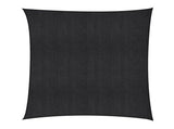 Instahut Sun Shade Sail Cloth 98% UV Block Outdoor Canopy Rectangle 5X6M Black SAIL-DL-H-5X6-BK