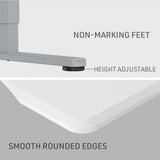 FORTIA Sit To Stand Up Standing Desk, 150x68cm, 72-118cm Electric Height Adjustable, Ergonomically V219-ADKASTFO5WTSA