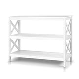 Artiss Console Table 3-tier White Polly FURNI-F-TTAB-01-WH