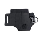 Handmade Leather Multitool Sheath, EDC Belt Pocket Organizer, Flashlight Holster, Storage Belt Waist V1370-AZ4-05825