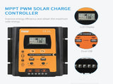 30A PWM Solar Charge Controller for 12V/24V Solar Panel System IP32 PV Battery Controller Charge V1294-YM0901-H35082-30