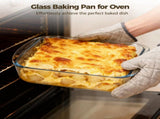 Glass Baking Pan, Glass Baking Dish, Oven Safe Square Glass Baking Pan, Tempered Glass Baking Dishes V1192-AZ-W-18268