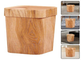 Plastic Household Trash Can in Chocolate Color for Home, Living Room, Bedroom V1366-AZ2-W-14275