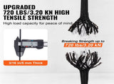Braided Nylon Rope, 5 mm x 304.8 m, 32 Strands, 3.20kN Breaking Strength Outdoor Climbing Rope, V952-HCCLSNL316INDUEVBV0