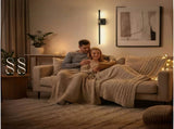 White Infinity-Shaped Night Light 2-Pack Night Light Ambient Lighting Modern Home V1347-124-WHI-46792