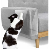 3 Pack Self-Adhesive Cat Scratch Guards, Clear PVC Furniture Protectors for Sofas, Tables and V1189-LC-RY-00615