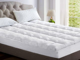 Giselle Bedding 5cm Bamboo Pillowtop Mattress Topper 1000GSM Mattress Pad for Back Pain Relief TOPPER-BAM-Q