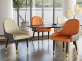 2X Dining Chair Anti-scratch Leather Padded Seat Kitchen Chair V767-JJ-XD1177-JH2-V1