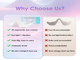 Eye Contour Beauty Goggles Portable Anti-Aging Eye Massager with Vibration & Light Function, V1107-CS-YBAMY