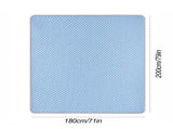 Cooling Mattress Pad, Ice Silk Mat, Breathable Summer Sleeping Mat for Home Use, Soft V1366-AZ2-W-23192