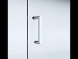 Adjustable 1100x900mm Double Sliding Door Glass Shower Screen in Chrome V63-843541
