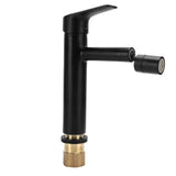 Bathroom Faucet Basin Bathroom Mixer Tap Rotational Bathroom Basin Sink Tap BlackUS 9/16 Thread V1294-YM0901-3112200135211
