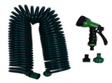 Coil Garden Water Hose 15m/49.2ft EVA 7 Modes Garden Telescopic Spring Tube for Watering Plants V1294-YM0523-3111220080211