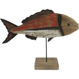 Handcrafted Fish On Base 30cm V637-12806FSH